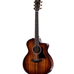 Taylor  224CE-K DLX Deluxe Acoustic-Electric Guitar - Koa/Koa with Gold Hardware Shaded Edgeburst